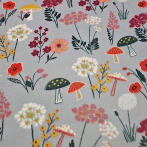 Spring Mushrooms Fleece Sugar Glider Cage Set for sugar gliders and marmosets