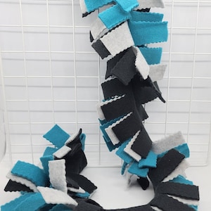Fringed Vines for Climbing, Black grey blue, Sugar Gliders  climbing rope climbing vine, small animal vines, Marmoset vine