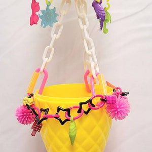 Pineapple Flamingo toy, forager sleeper toy,sugar glider,interactive toy, marmosets, gift,christmas gifts