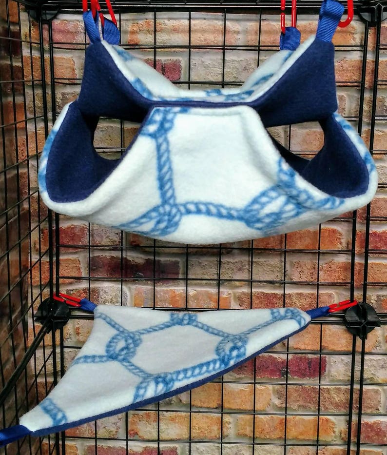 Sugar glider set Sailor ropessuggie bedding sugar glider Etsy