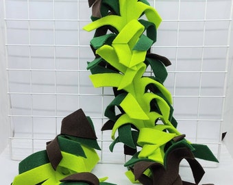 Enredaderas de vellón para petauros del azúcar, cuerda de gimnasio en la jungla