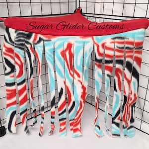 Fleece Forest Critter Curtain, Sugar Glider/Guinea Pig Ledge