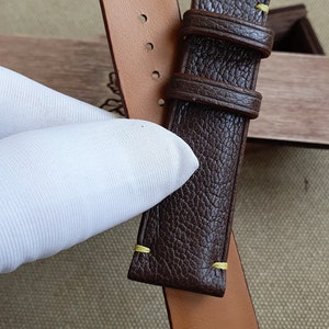 Leather watch strap 19mm  omega watch strap  watch strap 22mm watch strap made of premium goat leather 18 19 20 21 22 23 24 mm
