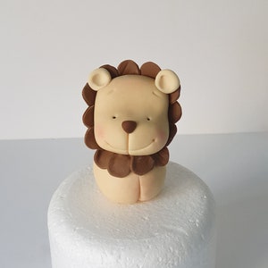 SAFARI THEMED 1st birthday Party LION Cake Topper, Birthday, Baby Shower, First Birthday Cake,