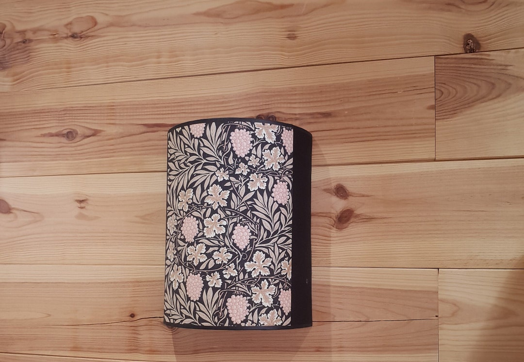 Halfmoon Wall Light Halfmoon Lampshade Etsy