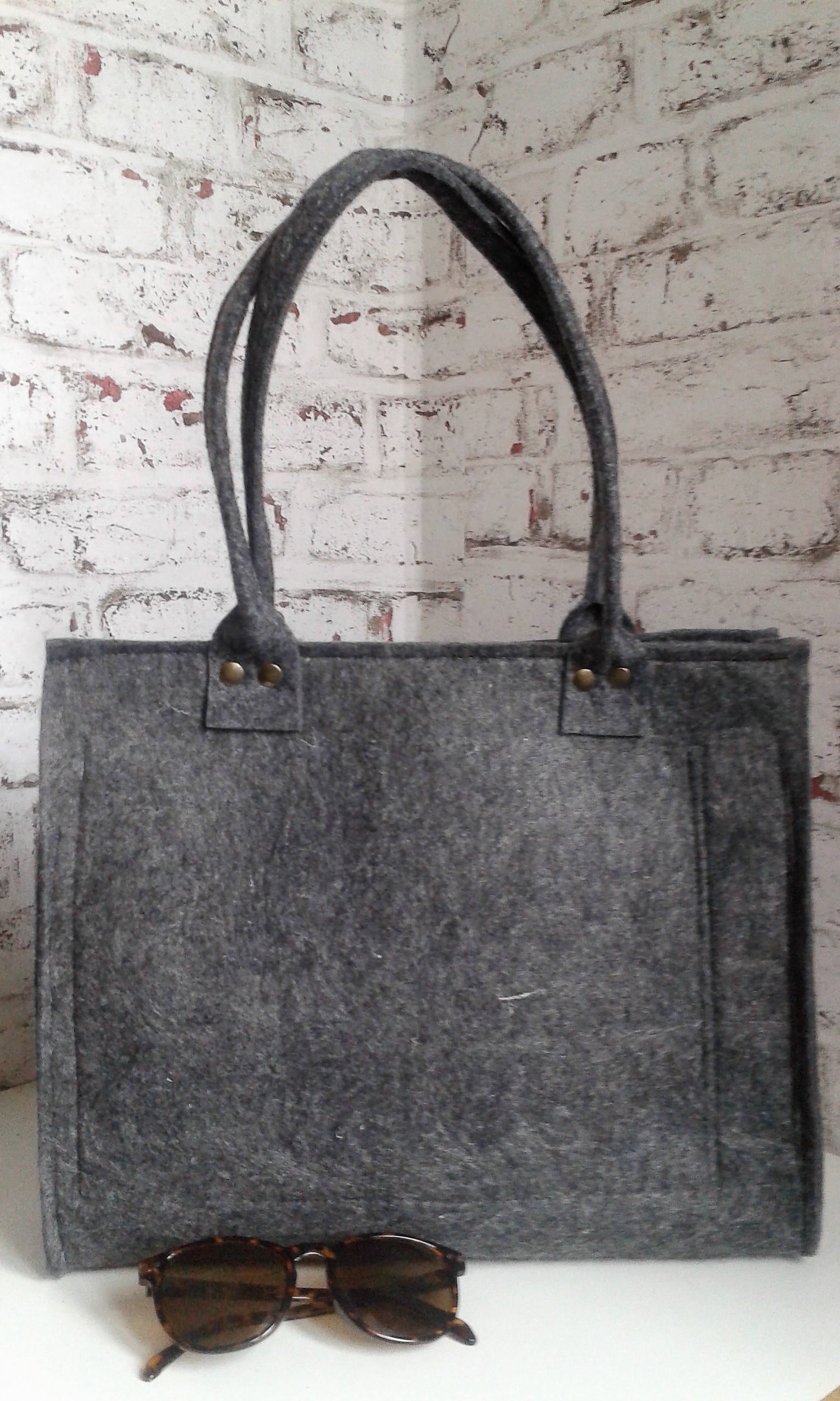 grey going out bag