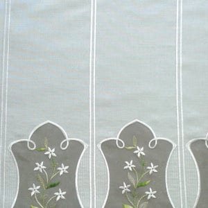 curtain curtain breeze bise valance ready to lay in cheesecloth - height 58 cm.