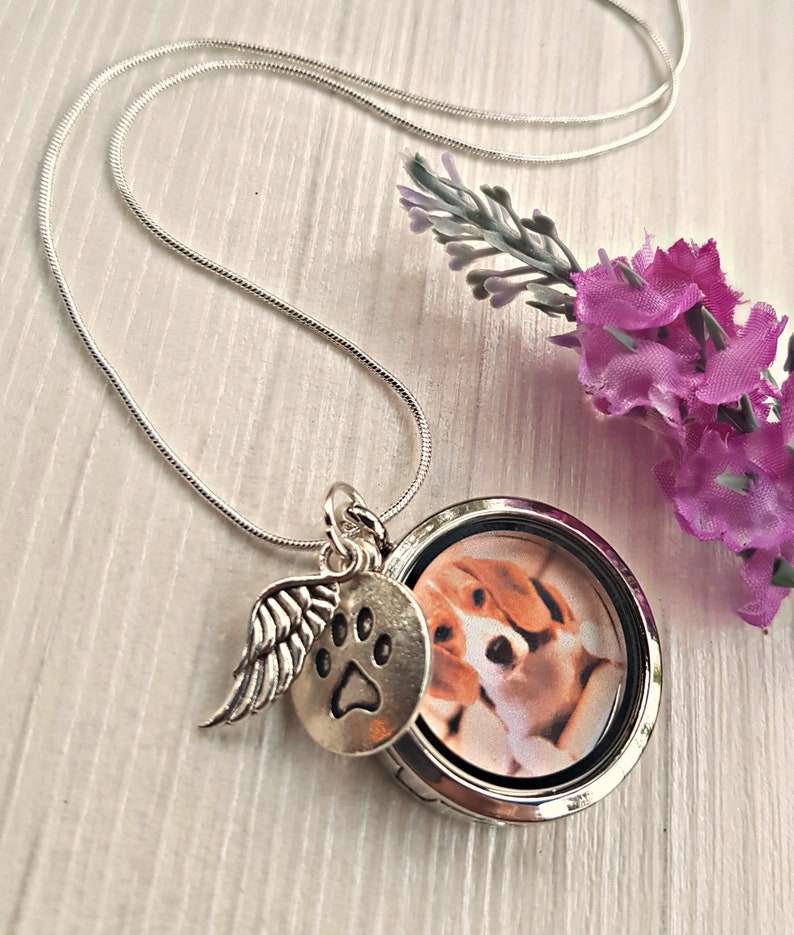dog memorial locket