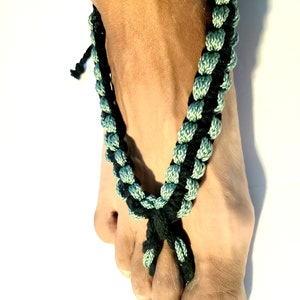 Barefoot Sandals (Pair), Men's Barefoot Sandals, Cotton Barefoot Sandals, Unisex Barefoot Sandals, Revesible, Multicolor