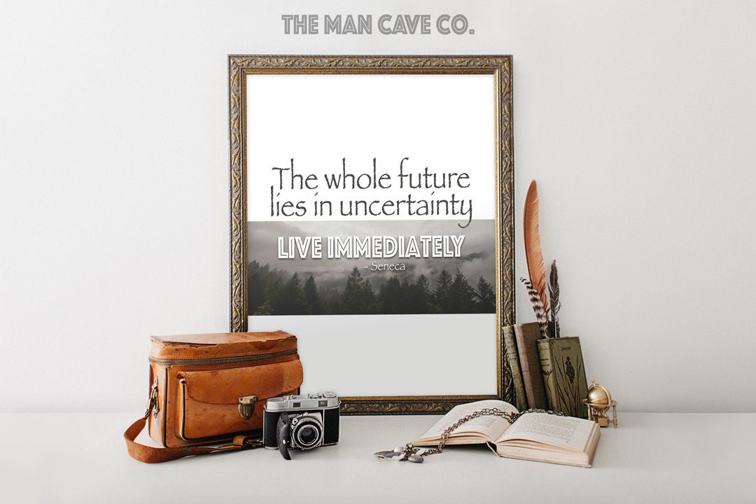 Motivational Quote Print Printable Art Man Cave Wall Art Manly Decor ...