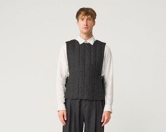 美品LUVOURDAYS LIMONTA Quilting VEST 7336909_700_f_q_m_quilted_line
