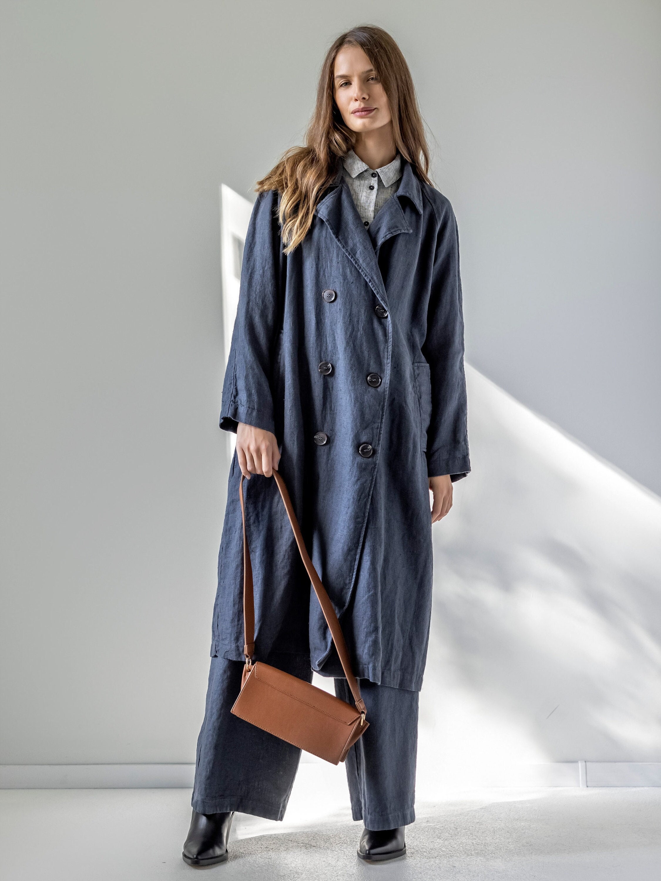Heavy Trench Coat Etsy