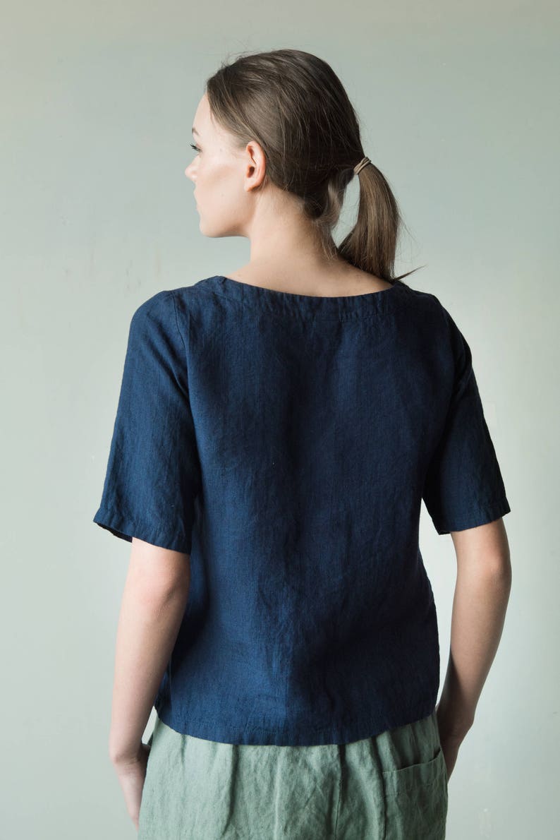 oversized linen t shirt