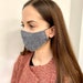 Ready-to-ship quality linen face mask with wire,  2 layers natural linen washable mouth mask 