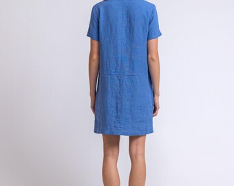 chinese dress ladies Larnie Linen Mini Dress