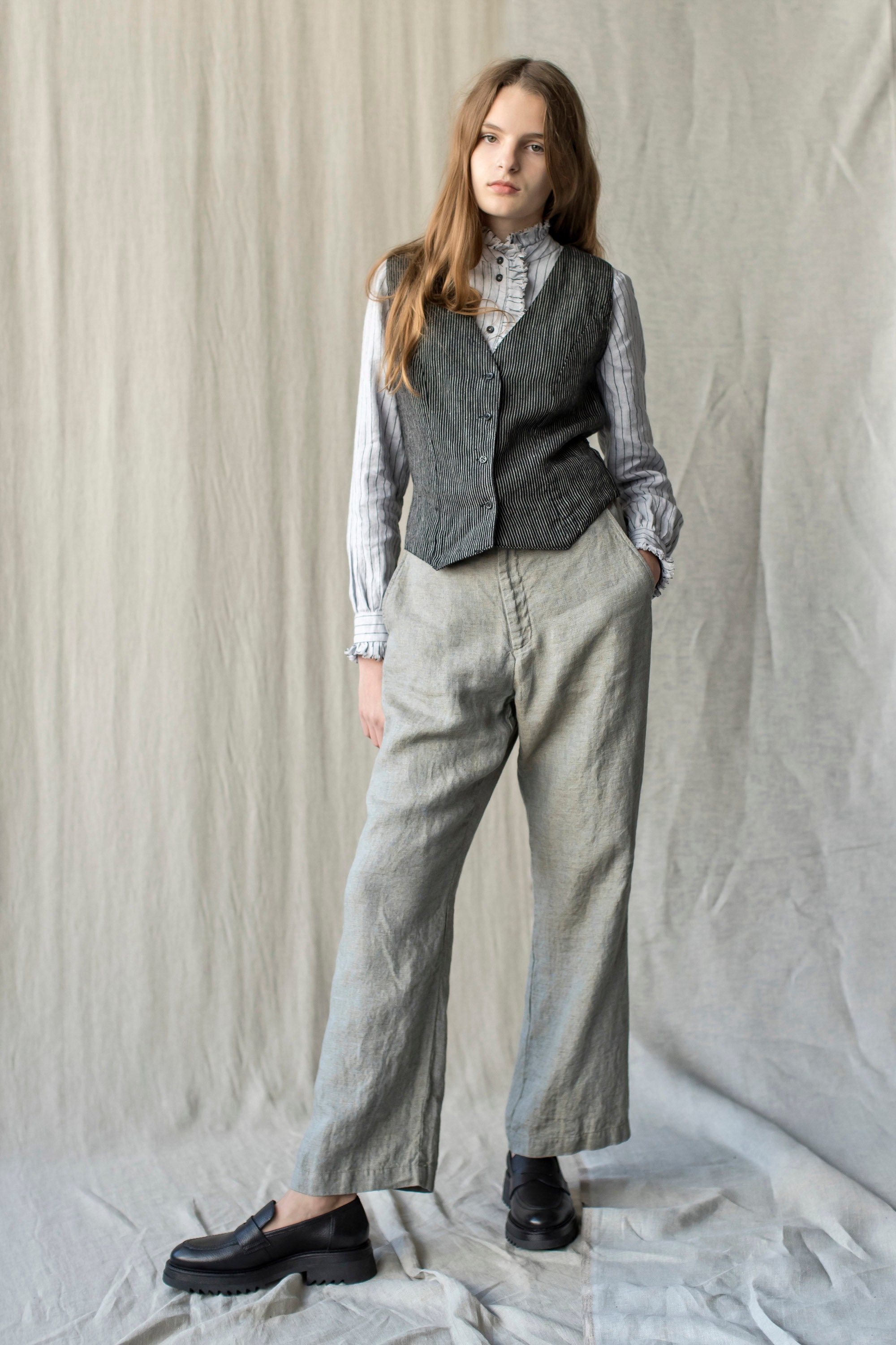 Linen vest women linen waistcoat linen short vest for women Etsy