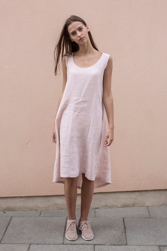 linen tank dress