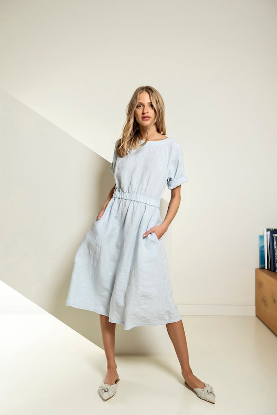 linen midi dresses