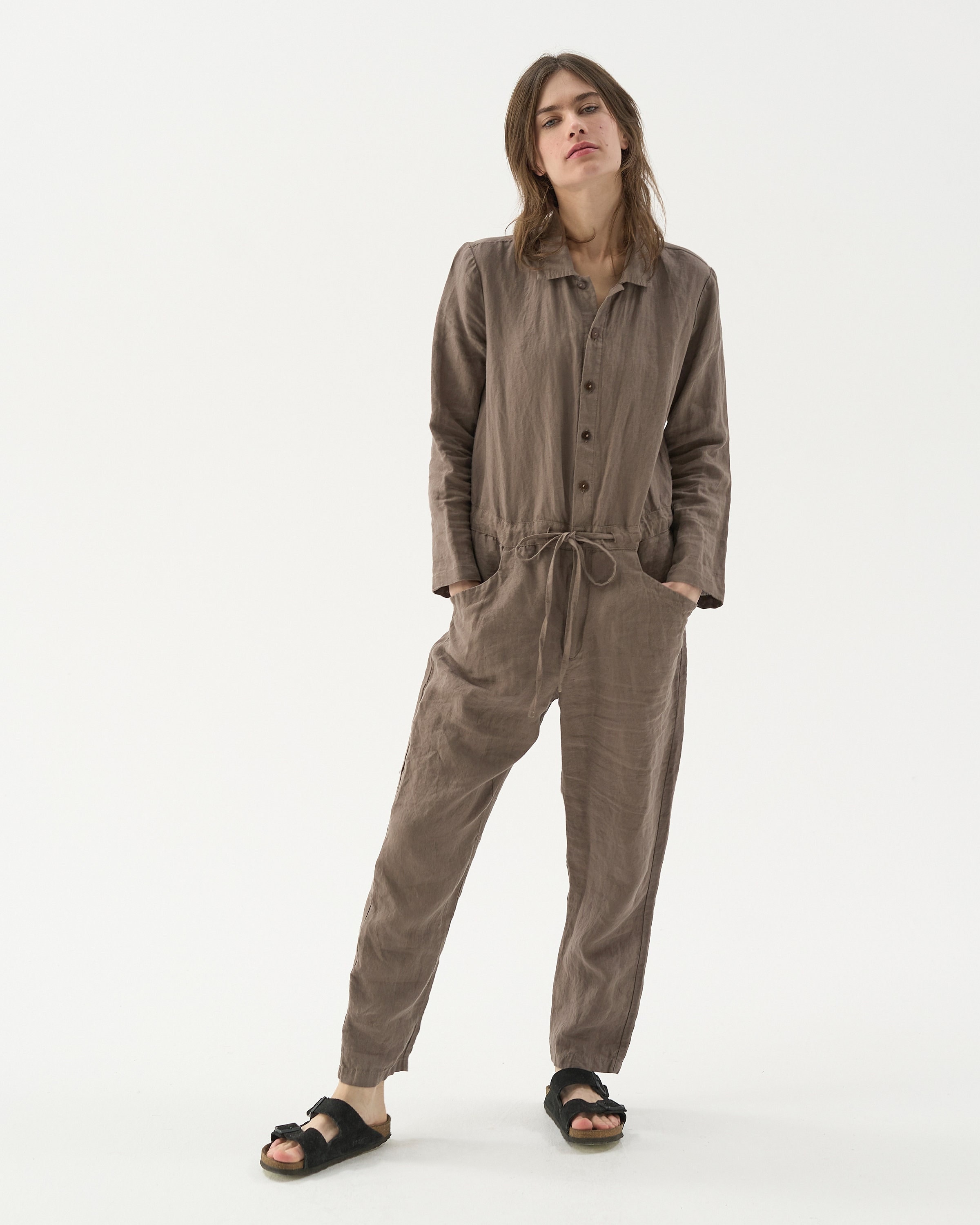 Linen Boiler Suit, Linen Jumpsuit Women, Coveralls, Utility Jumpsuit, Linen  Overalls Women ROSEMARY - Etsy Denmark