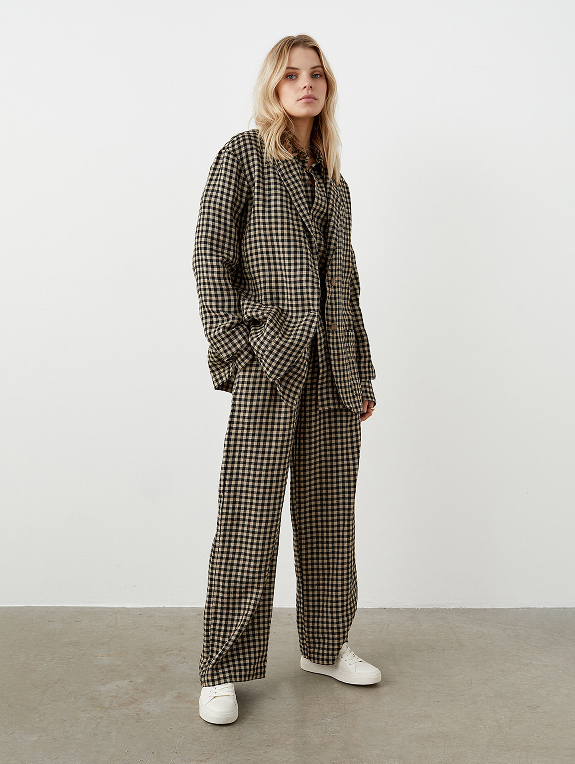 Heavy Linen Cardigan, Oversize Linen Jacket, Loose Fit