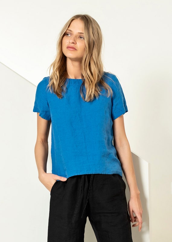 Top lino mujer hotsell