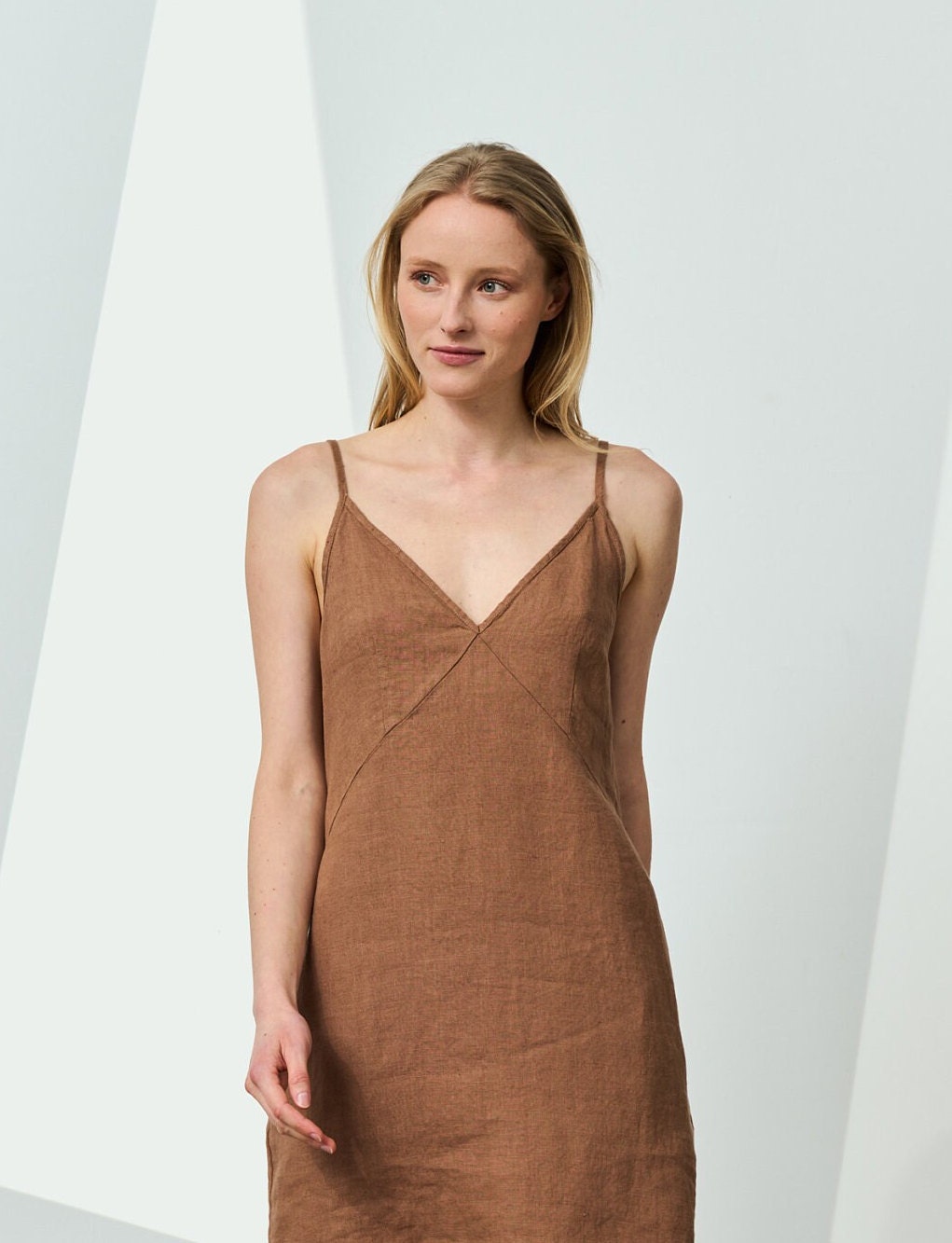 2025 Summer Fashion Dress Women's Loose Cotton Linen Maxi Dress   Sleeveless V-Neck Summer Sundress, Boho & Casual! Flowy Long Dress With  Pockets