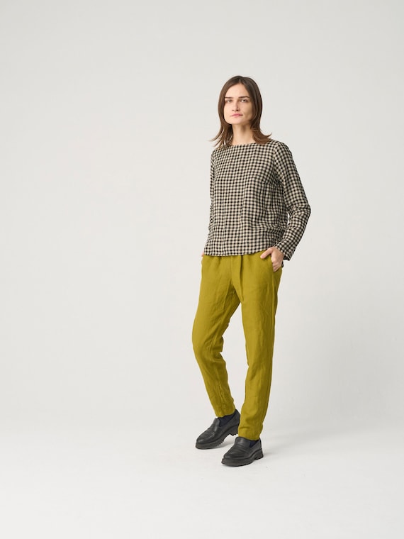 Camicetta Donna In Pelle Con Scollo A V - Maniche Lunghe, Elegante E Sexy - Foto 12