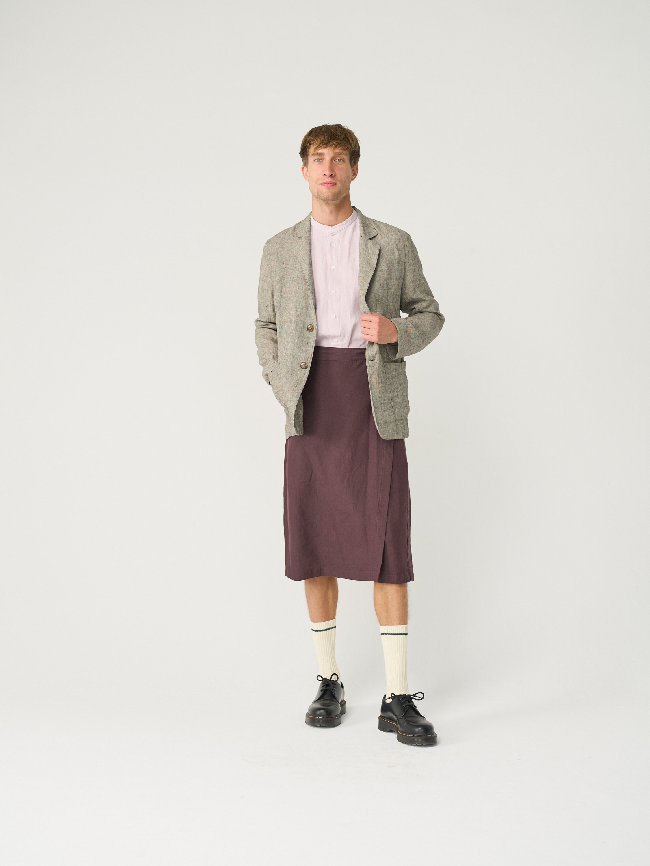 ジャケット・アウター 80s 90s \"M.Frattini\" linen blazer EURO ジャケット・アウター 80s 90s 