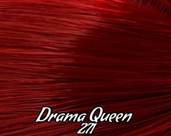 Japanese Saran Drama Queen 271 36 inch 1oz/28g hank dark red Doll Hair for rerooting fashion dolls Standard Temperature