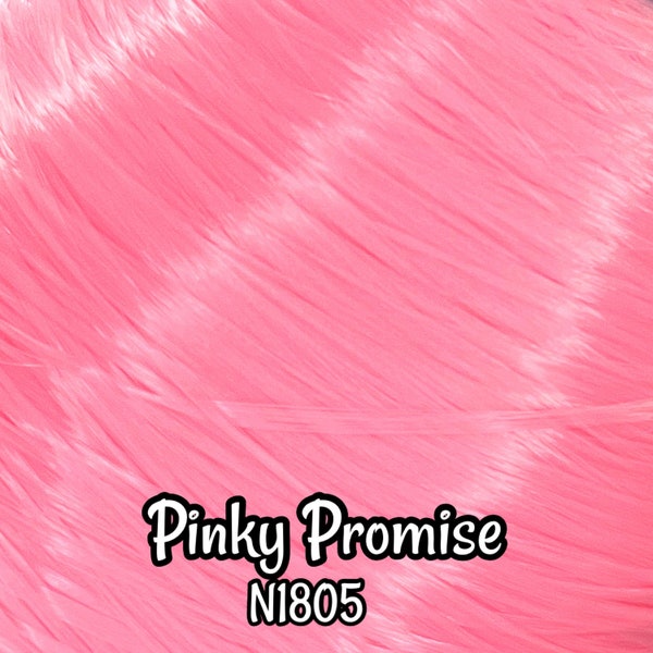 DG-HQ™ Nylon Pinky Promise N1805 36 inch 1oz/28g hank light pink Doll Hair for rerooting fashion dolls Standard Temperature