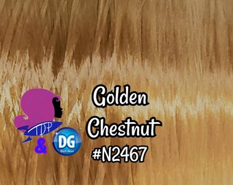 DG-HQ™ Nylon Golden Chestnut Blonde Brown N2467 Doll Hair Rerooting Styling Curling Doll Pony Barbie™ Monster High™ Poppy® Limited Qty