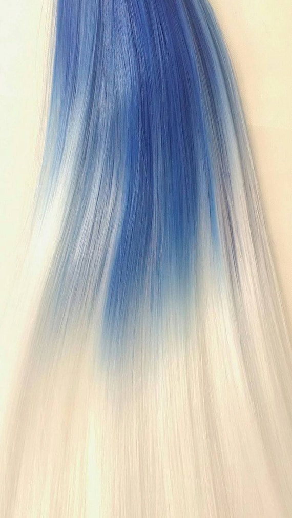 5 Color Hand-Dyed Ombre Pack 1oz Hanks Nylon Doll Hair for Rerooting Doll Scale