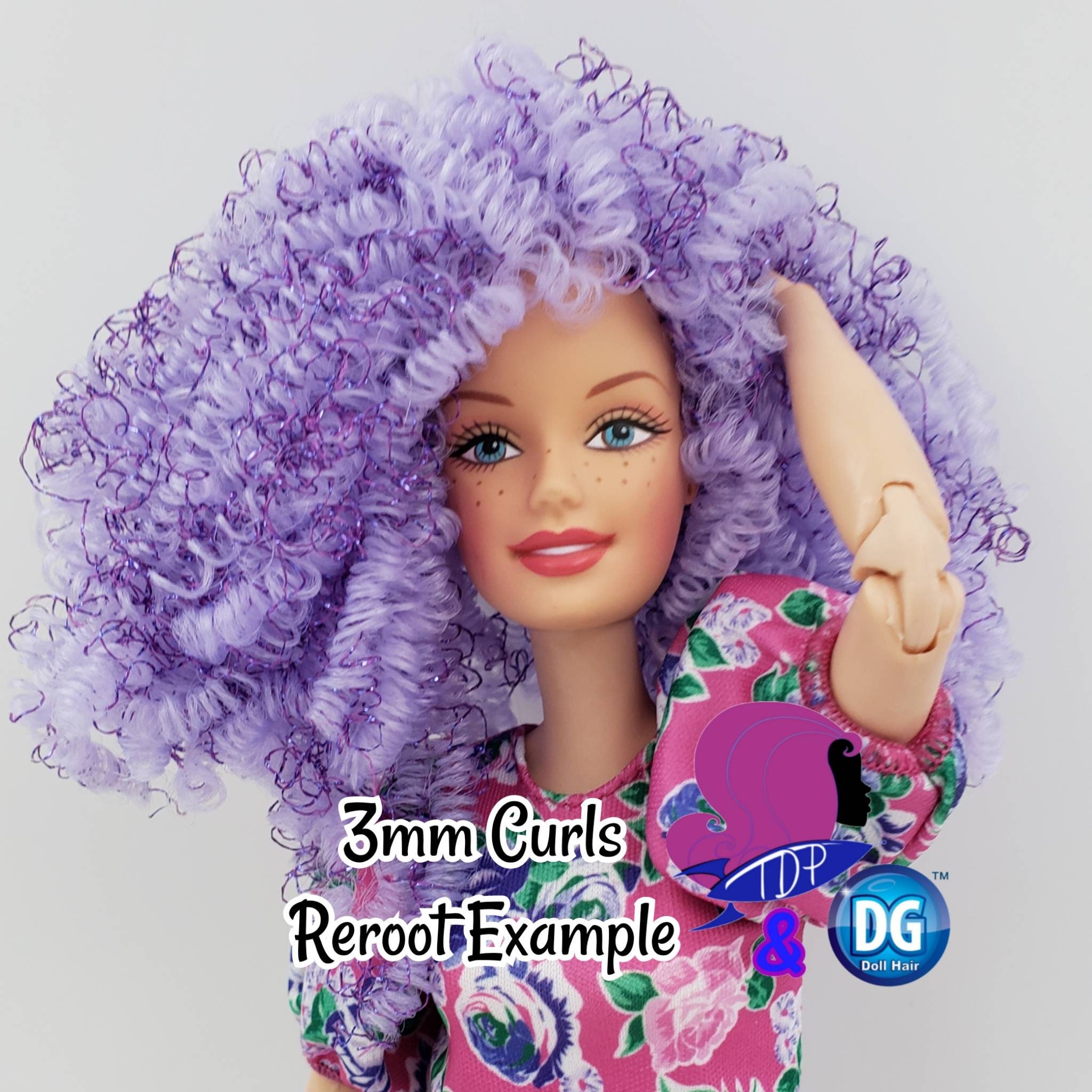 DG Curly Purple & Tinsel 10mm N1592 Pre-curled Doll Hair - Etsy DG Curly Purple & Tinsel 10mm N1592 Pre-curled Doll Hair - Etsy