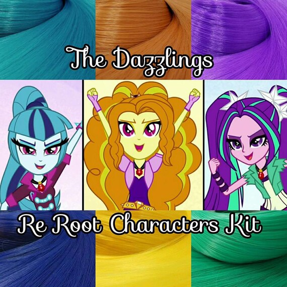 My Little Pony Fim The Dazzlings Re Root Characters Kit Aria Etsy