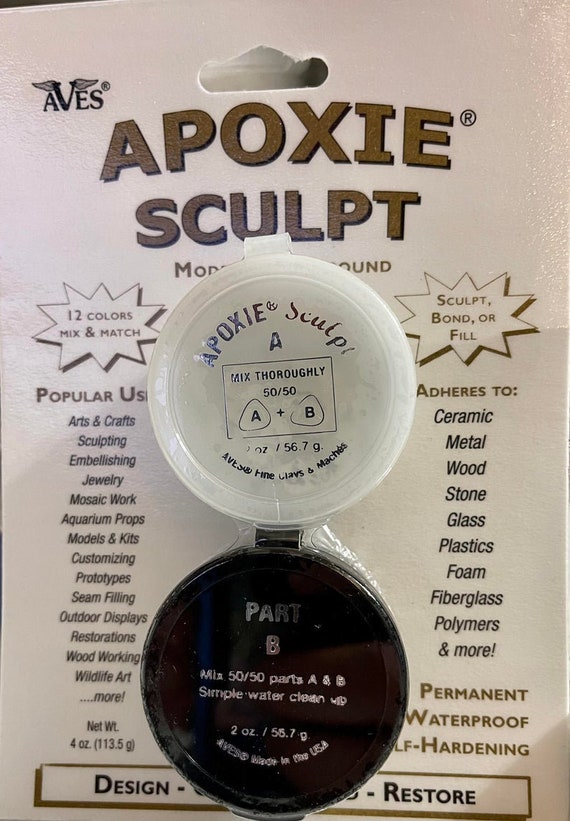 Apoxie Sculpt 2 Part Air Dry Clay Tools Deluxe Kit For Etsy