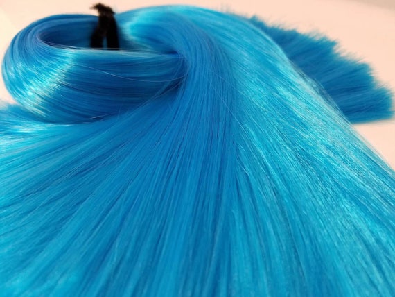 Galaxy Rainbow Nylon Doll Hair Kit 7 Hanks Dark Purple Blue Etsy