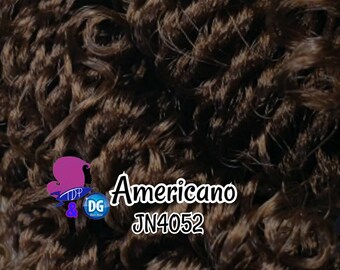 DG Curly 3mm 20mm Americano JN4052 dark brown pre-curled Doll Hair Reroot Dolls My Little Pony Barbie™ Monster High™ Ever After High