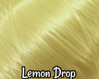 DG-HQ™ Nylon Lemon Drop N2694B Yellow Doll Hair Reroot My Little Pony Barbie™ Ever After High™ Rainbow High® Lol omg