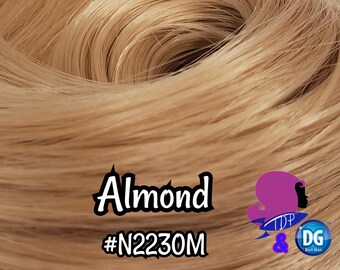 DG-HQ™ Nylon Almond N2230M Blonde light Brown Doll Hair Rerooting Styling Curling Doll and Ponies Barbie™ Monster High™ Rainbow High®