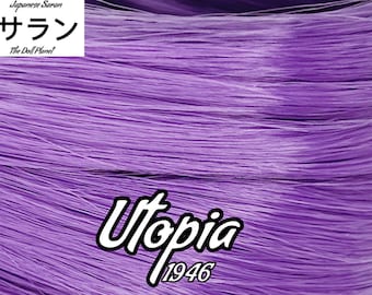 Japanese Saran Utopia 1946 36 inch 1oz/28g hank purple Doll Hair for rerooting fashion dolls Standard Temperature