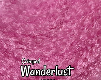 Crimped Wanderlust N2988 Ethnic wavy fuchsia Doll Hair textured natural Rerooting Dolls Pony Barbie™ Monster High™ Rainbow high