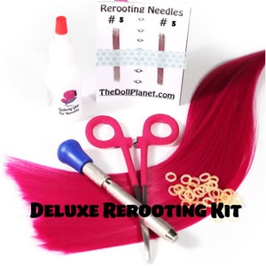 Rerooting/rehairing Tool for Dolls Includes SIX 6 Needles You