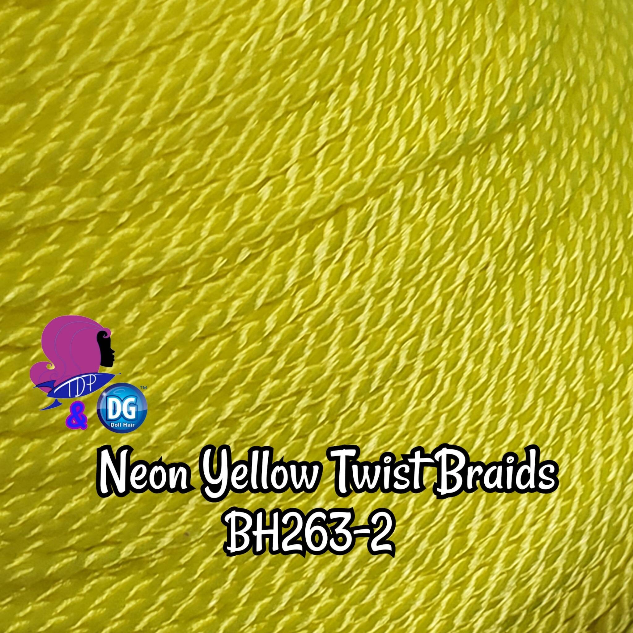 Dg Hq Nylon Blend Micro Twist Braids Neon Yellow Bh263 2 Doll Etsy Dg Hq Nylon Blend Micro Twist Braids Neon Yellow Bh263 2 Doll Etsy