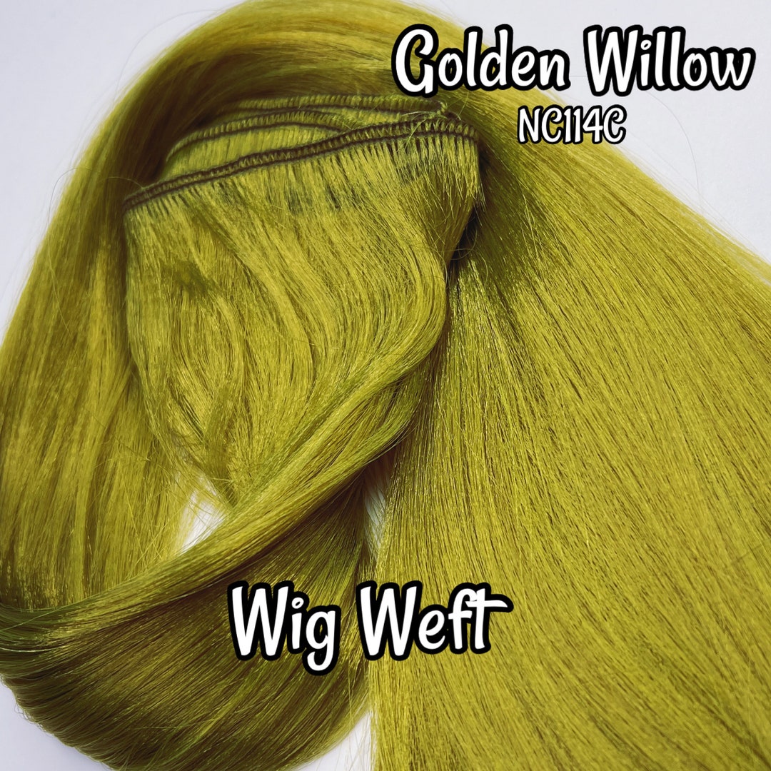 DGHQ™ Wig Weft Nylon Golden Willow NC114C Holographic Hair Etsy