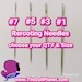 Rerooting Needles Single Size Packs Surgical Grade Steel For Rerooting Rehairing Customizing Fashion Dolls & My Little Pony™ 