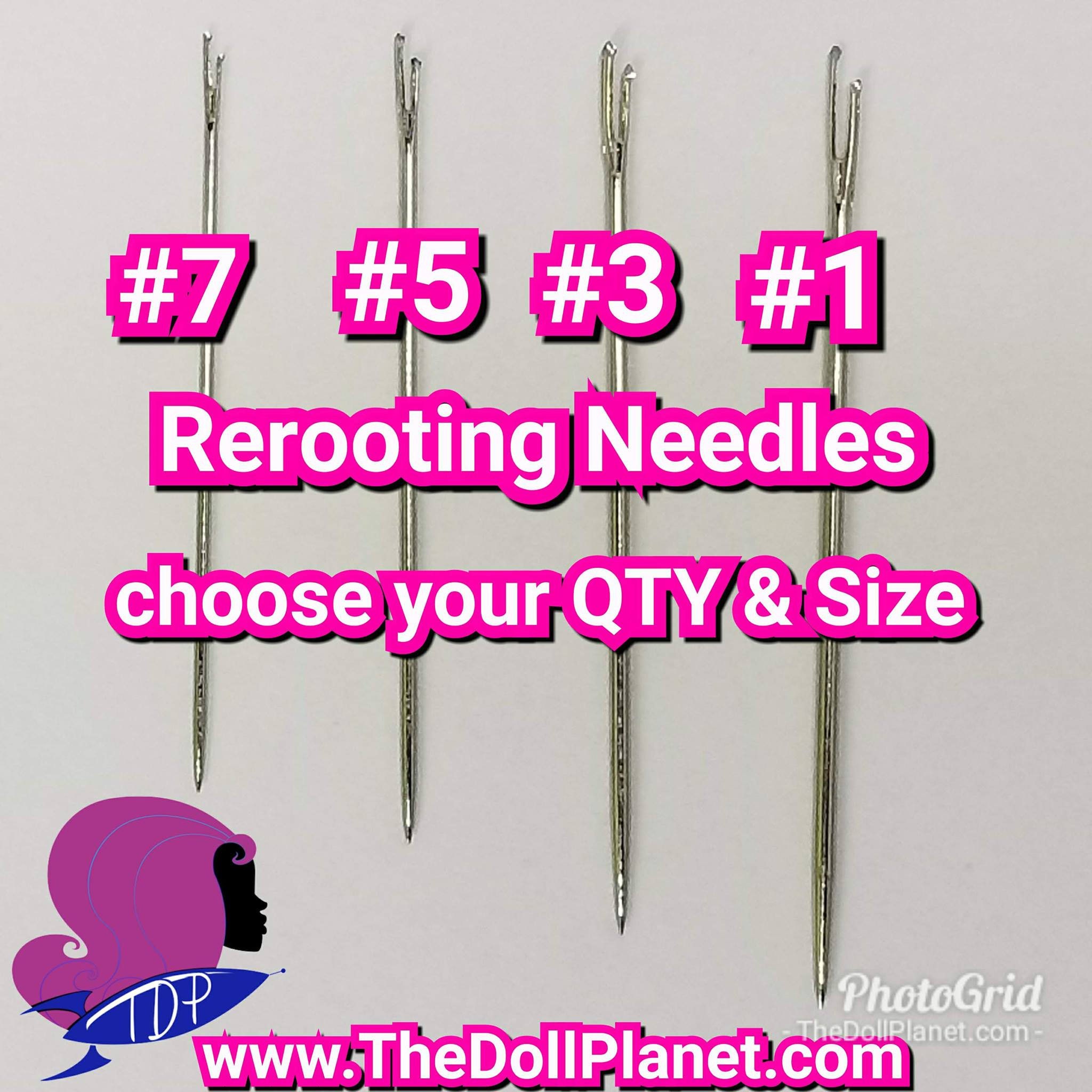 Rerooting Needles Single Size Packs Surgical Grade Steel for Etsy
