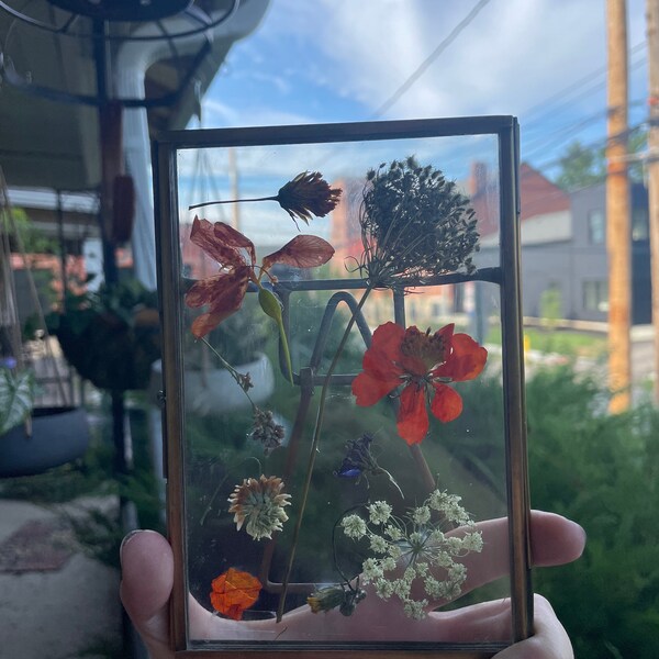 Glass Frame for Pressed Flowers Etsy