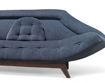Mid Century Modern Gondola Sofa Inspired by Adrian Pearsall