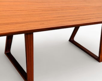 Mid Century Modern Skovby Plank Dining Table