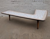 Mid Century Modern Lane Laminate Boomerang Coffee Table